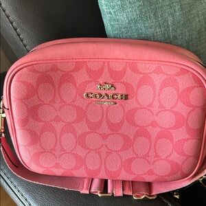 Coach Signature Pink Crossbody Bag